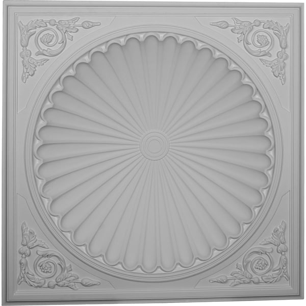 Ekena Millwork 38 1/2"OD x 30 3/4"ID x 6 1/2"D Odessa Recessed Mount Ceiling Dome DOME38OD - main